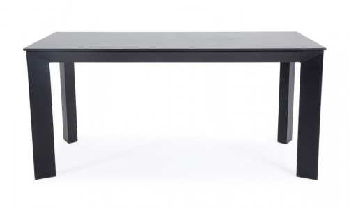 Обеденный стол 4SIS Венето 160, Цвет: серый гранит, черный
