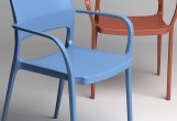 Кресло Pedrali Ara Цвет: синий