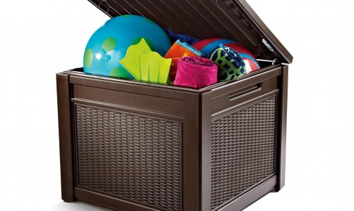 Стол-сундук Keter Cube rattan 208L