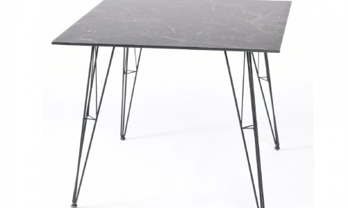 Стол обеденный 4SIS Руссо из HPL 90 Цвет: черный мрамор