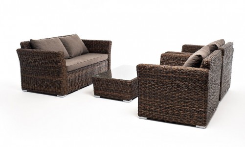 Комплект садовой мебели 4SIS Капучино Сингл (гиацинт) Цвет: коричневый
