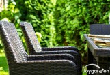 Плетеное кресло Joygarden Mykonos темно-коричневое УЦЕНКА