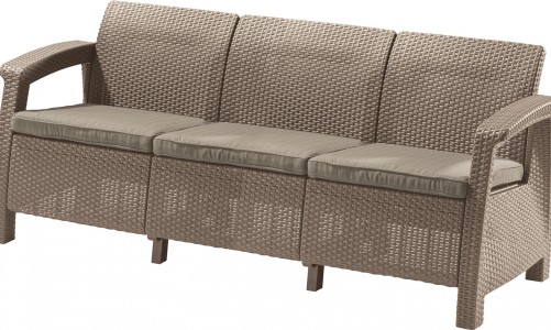 Диван Keter Corfu love seat max капучино