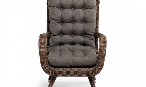 Кресло 4SIS Толедо с подушками Цвет: коричневый