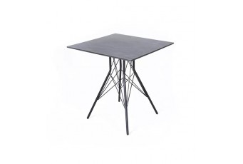 Интерьерный стол 4SIS Конте квадратный 63 Цвет: серый гранит