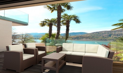 Столик журнальный Siesta Contract Monaco Lounge Цвет: коричневый