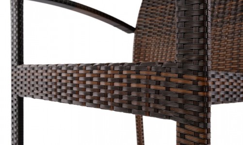 Кресло плетеное Joygarden Milano темно-коричневый