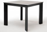 Обеденный стол 4SIS Венето 90 Цвет: черный, серый гранит