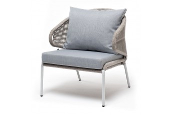 Кресло 4SIS Милан Цвет: светло-серый RAL7035, серый меланж, светло-серый