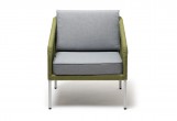 Кресло 4SIS Канны Цвет: светло-серый RAL7035, салатовый меланж, светло-серый
