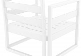Кресло Siesta Contract Mykonos Цвет: белый, чёрный