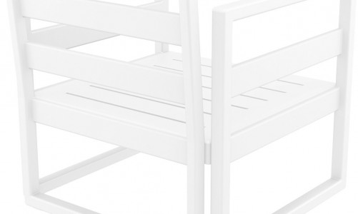 Кресло Siesta Contract Mykonos Цвет: белый, бежевый