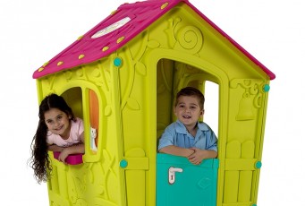 Детский домик Keter Magic Play House Цвет: салатовый / розовый