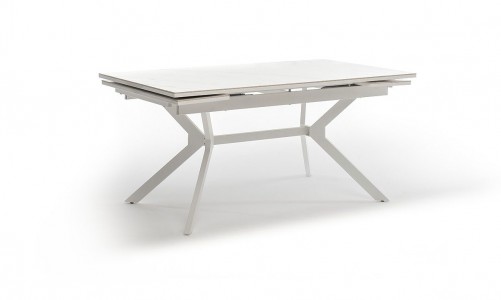 Интерьерный раздвижной стол 4SIS Меркурий Цвет: белый глянцевый