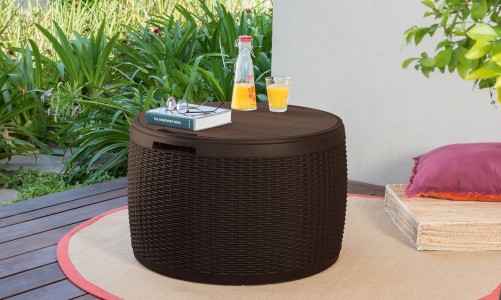 Стол-сундук Keter Circa Rattan 140 л