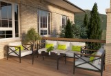 Лаунж зона Ideal Patio Verita Цвет: белый, карбон