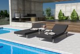 Шезлонг Ideal Patio Costa Цвет: белый, антрацит