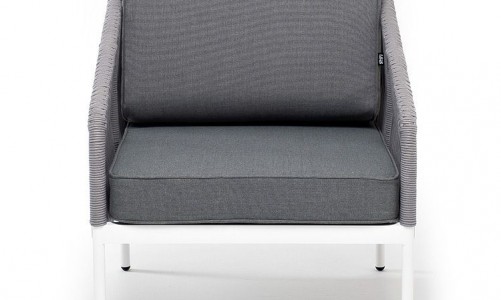 Кресло 4SIS Канны Цвет: белый, светло-серый