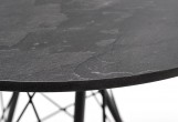 Интерьерный стол 4SIS Конте круглый 70 Цвет: серый гранит