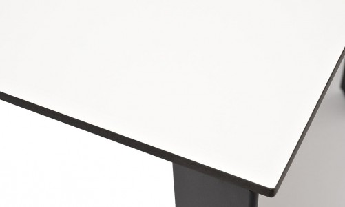 Обеденный стол 4SIS Венето 90 Цвет: черный, молочный