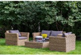 Комплект садовой мебели 4SIS Капучино Сингл (гиацинт) Цвет: соломенный
