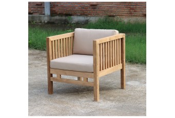 Кресло из тика Lite Rodigo с подушками
