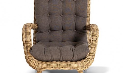 Кресло 4SIS Толедо с подушками Цвет: соломенный