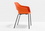 Кресло Pedrali Babila Цвет: чёрный, оранжевый