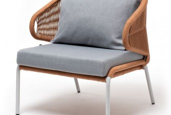 Кресло 4SIS Милан Цвет: светло-серый RAL7035, оранжевый меланж, светло-серый