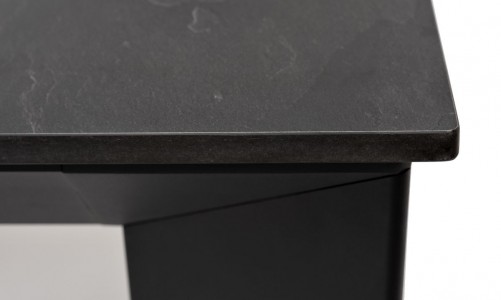 Обеденный стол 4SIS Венето 90 Цвет: черный, серый гранит