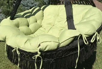 Подвесное кресло Lite Cartagena черное (без каркаса)