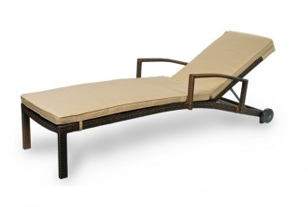 Раскладной лежак для пляжа Joygarden Milano коричневый