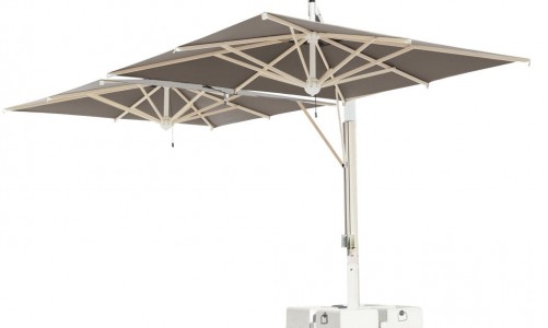 Зонт двухкупольный для кафе Milano Poker 3060MDO