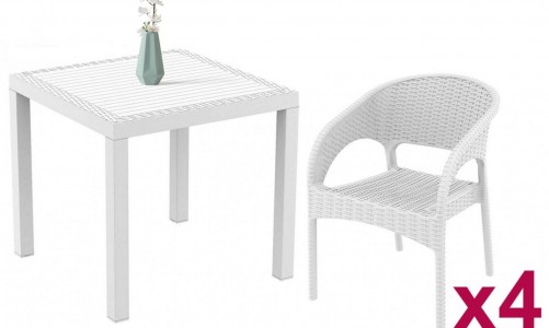 Комплект мебели Siesta Contract Orlando Panama Цвет: белый