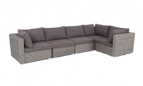 Угловой диван 4SIS Лунго (гиацинт) Цвет: серый