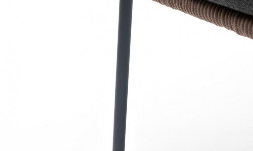 Стул 4SIS Лион из роупа Цвет: серый шагрень, коричневый, темно-серый