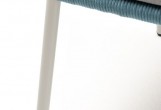 Стул 4SIS Милан из роупа Цвет: светло-серый шагрень, бирюзовый, светло-серый