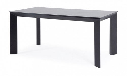Обеденный стол 4SIS Венето 160 Цвет: серый гранит, черный