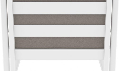 Кресло Siesta Contract Mykonos Цвет: белый, светло-коричневый