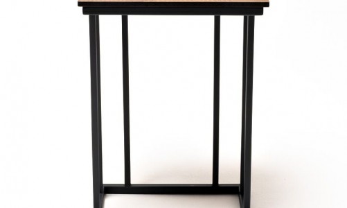 Интерьерный стол 4SIS Тулон 40х40х60 Цвет: дуб, черный