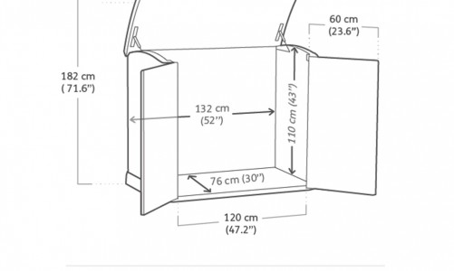 Уличная тумба Keter Store it out Arc 1200 л