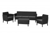 Лаунж зона Keter Salemo 3 seater set графит