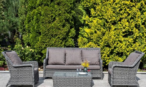 Комплект садовой мебели 4SIS Гляссе Цвет: графит
