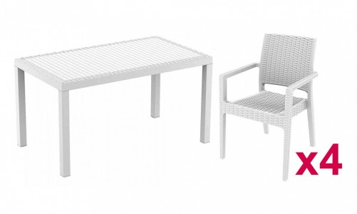 Комплект мебели Siesta Contract Orlando 140 Ibiza Цвет: белый