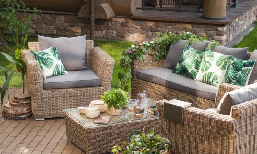Комплект садовой мебели 4SIS Капучино Цвет: соломенный