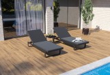 Шезлонг Ideal Patio Letto Цвет: карбон, антрацит