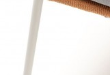 Стул 4SIS Милан из роупа Цвет: светло-серый шагрень, оранжевый меланж, светло-серый