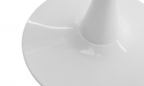 Стол 4SIS Сатурн интерьерный круглый из керамики Цвет: белый глянцевый