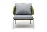 Кресло 4SIS Милан Цвет: светло-серый RAL7035, салатовый меланж, светло-серый