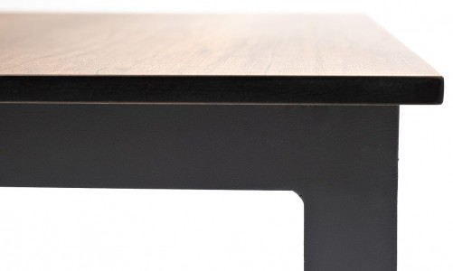 Журнальный столик 4SIS Канны из HPL 95х60х40 Цвет: дуб, серый графит
